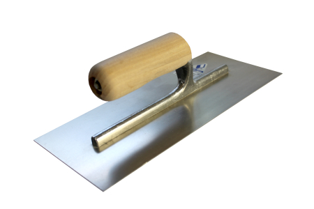 Гладилка штукатурная прямая VTB, деревянная ручка, 280 х 120 мм